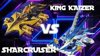 Crush Gear Nitro King Kaizer VS Shark Cruiser