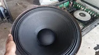 How to repair 18inch speaker #speakerrepair #amplifier #repair 