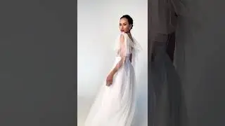 Fall in Love with tulle Wedding Dress 🤍