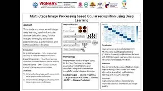 MULTI STAGE IMAGE PROCESSING BASED - OCULAR DISEASE RECOGNITION