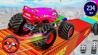 Monster truck riders stunts gameplay video jump #trendingsgame #gaming 