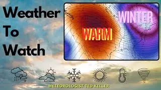 🥶Frigid plunge, 🔥 warm bubble rising! Lake-effect snows ❄. Hints of a pattern change coming.