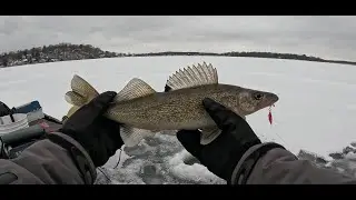 Ice fishing in Illinois