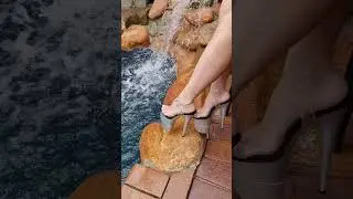 Flamingo Heels Clearance Sale Now On #highheels #waterfall #shorts