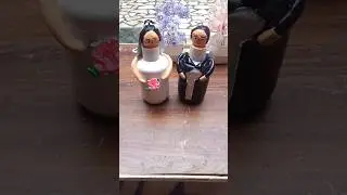 diy waiste bottle carft idea with molded clay #homedecor carft idea#Rashmipal677 #shorts