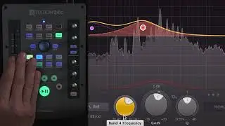 Управление плагином V-Window для профессиональных инструментов с FaderPort/ioStation 24c