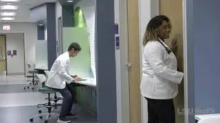 Students discuss new Medical Education Building