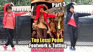 Allu Arjun - Footwork & Tutting Dance Tutorial | Part -3 | Top Lesi Poddi | Step by Step