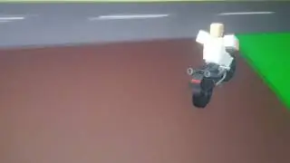 Usual Joe Does Some Epic Driving Trickshots On His Halloween Motorcycle.