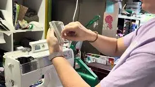 Using alternative items as thread stand!