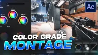 Montage Colour Grading Tutorial | After Effects - Magic bullet Looks | Valorant CC