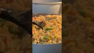 Fried Rice and Turkey #shorts #cookwithme