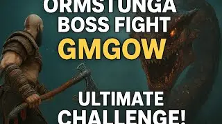God of War Ragnar&ouml;k | Kratos vs Ormstunga Boss Fight (GMGOW Difficulty) + Review & Challenge