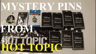 NEW LOUNGEFLY MYSTERY DISNEY PINS FROM HOT TOPIC