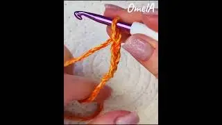 🧶📌 Crochet TWISTED chain (way 1)