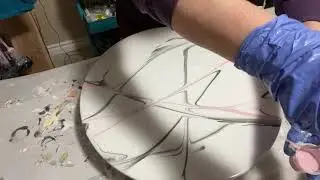 testing new Colour Passion colours and a marble board chain pull