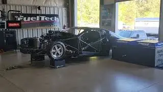 Over Driven Motorsports Mustang on Dyno and Fueltech making some flames 