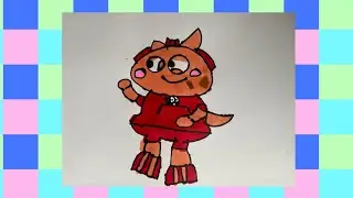 Drawing and Colouring: Wolfoo Character - Lucy Wolf