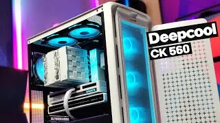 DAMN ! THIS WHITE THEMED GAMING PC LOOKS SO COOL | DEEPCOOL CK560 | RTX 3060 | AMD 5800X | #youtube