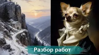 Разбор работ по масляной живописи