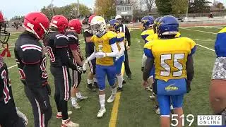 AABHN Junior Football Championship - Paris Panthers vs Brantford Collegiate Colts
