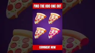 Find the odd Pizza #shorts