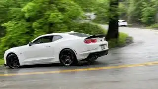 Camaro SS 1LE wet drifting