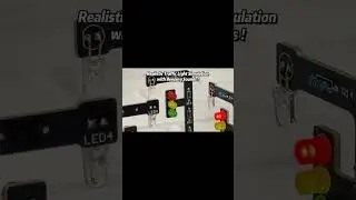 LED Traffic Light Simulation DIY Kit with with Sounds and 2 cars for STEM Learning#diyelectronics
