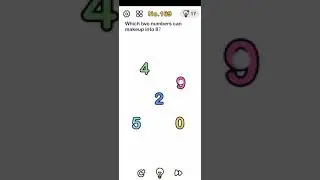 Brain Out Level 169 | Which two numbers can makeup into 8 | Brain Out Game Solution Level 169