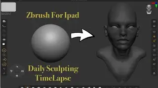 Daily Sculpting Exercise 10 ( Human Head )