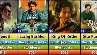 Dulquer Salmaan Hits And Flops Movies list | King Of kotha | Sita Ramam, Parava, Kurup @TheFacts33