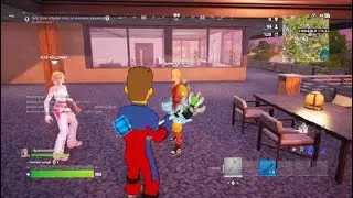 Fortnite Ned Flanders and Aang doing Evil Plan emote