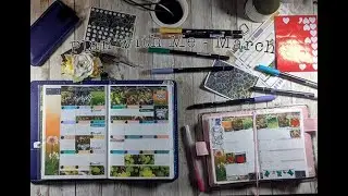 My daughter and I plan for March (Hobonichi Style)