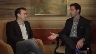 Heineken USA's Quinn Kilbury sits with Silverback Social CEO Chris Dessi