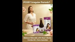 PCOD & Irregular Periods Solution | Naari Shobha Combo Kit (Syrup + Capsule) | Zane Ayurveda