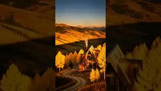 Dream Modern A-Frame Cabin Tour | Autumn Edition #usashorts #DreamHome#usatoday