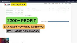 LIVE BANKNIFTY OPTION TRADING | STOPLOSS HUNTING TRADING BY INTRADAY TRADER