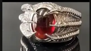 How to make a silver Red stone ring for girls #jewelry #goldjewellery #gold