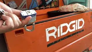 RIDGID 48R-OS STORAGE CHEST LOCK INSTALL