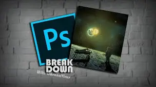 How i made the attack of Corona Virus in Photoshop | Break Down