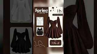 Dress sale poster in Canva ❤️🫂#grapghicdesign #dress #poster #canva