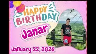 Happy birthday Bro Janar