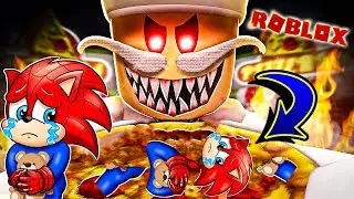 Can Baby Spiderman Sonic ESCAPE Papas Pizzeria??? | Chipmunk Plays Roblox