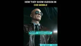 How they showed Hudson In COD Mobile vs COD Black Ops #shorts #blackops #callofduty