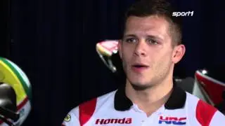 MotoGP Fahrer Stefan Bradl mit Vater Helmut Bradl beim &bdquo;Ilmberger Carbon Tech Day