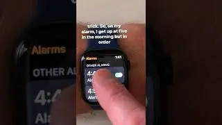 Use your Apple Watch as your alarm #shorts