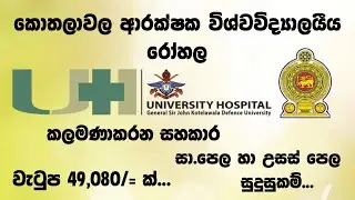 KDU Hospital Vacancies | Management Assistant Jobs | Shan Creation | Government Job | After A/L Jobs