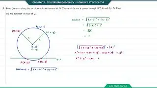 Add Math Form 4 - Chapter 7 : Coordinate Geometry - Intensive Practice 7.4