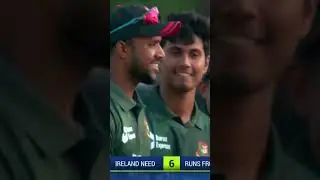 BANvsIRE WINNING MOMENT  #shorts #banvsire #cricket #bangladesh #ireland