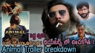 Animal movie trailer breakdown ||| Animal trailer review telugu ||| Animal release date || Cinimaya